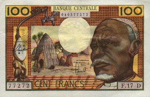 Equatorial African States, 100 Franc, P3d