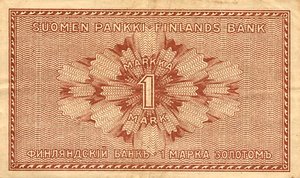 Finland, 1 Markka, P19 v1