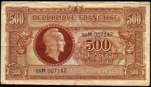 France, 500 Franc, P106