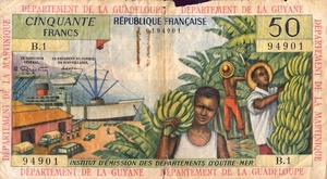 French Antilles, 50 Franc, P9a