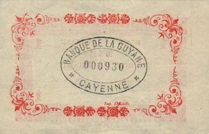 French Guiana, 1 Franc, P11