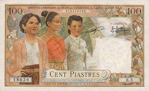 French Indochina, 100 Piastre, P97