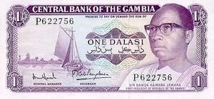 Gambia, 1 Dalasi, P4f