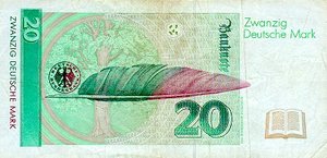 Germany - Federal Republic, 20 Deutsche Mark, P39a