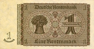 Germany, 1 Rentenmark, P173a