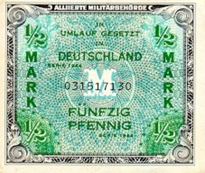 Germany, 1/2 Mark, P191a