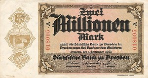 German States, 2,000,000 Mark, S963