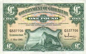 Gibraltar, 1 Pound, P18a