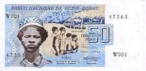 Guinea-Bissau, 50 Peso, P1