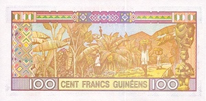 Guinea, 100 Franc, P35a