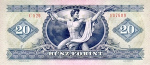 Hungary, 20 Forint, P169f