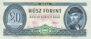 Hungary, 20 Forint, P169f