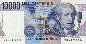 Italy, 10,000 Lira, P112c