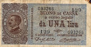 Italy, 1 Lira, P36a