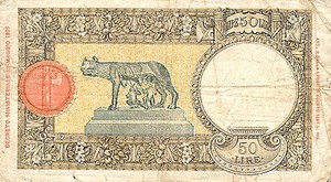 Italy, 50 Lira, P54b