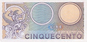 Italy, 500 Lira, P95