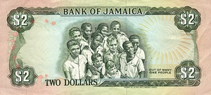 Jamaica, 2 Dollar, P69c