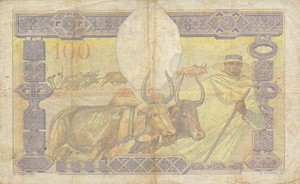 Madagascar, 100 Franc, P40 Sign.2