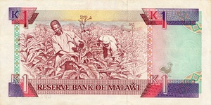 Malawi, 1 Kwacha, P23b