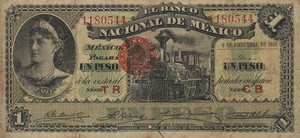 Mexico, 1 Peso, S255b