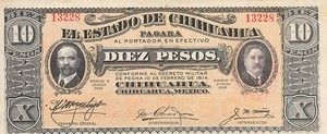 Mexico, 10 Peso, S535b