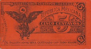Mexico, 5 Centavo, S697 v2
