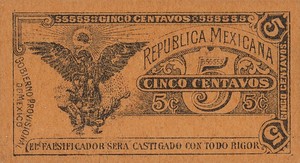 Mexico, 5 Centavo, S697 L XIX