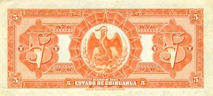 Mexico, 5 Peso, S132a