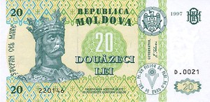 Moldova, 20 Leu, P13c