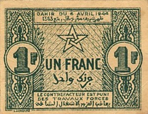 Morocco, 1 Franc, P42