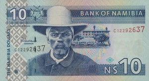 Namibia, 10 Namibia Dollar, P4