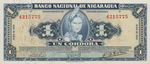 Nicaragua, 1 Cordoba, P99b v1