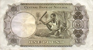Nigeria, 1 Pound, P12a
