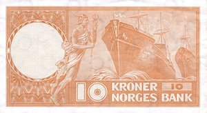 Norway, 10 Krona, P31d