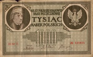 Poland, 1,000 Marka, P22c