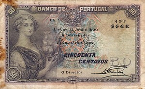 Portugal, 50 Centavo, P112b Sign.1