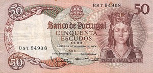 Portugal, 50 Escudo, P168 Sign.1
