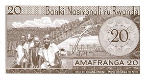Rwanda, 20 Franc, P6a