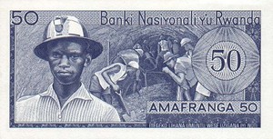 Rwanda, 50 Franc, P7a