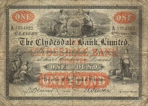 Scotland, 1 Pound, P181b