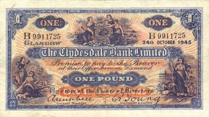 Scotland, 1 Pound, P189c