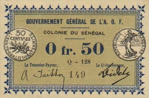 Senegal, .5 Franc, P1c