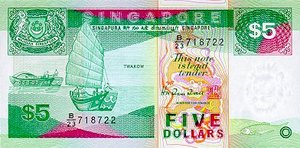Singapore, 5 Dollar, P35