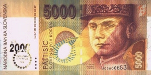 Slovakia, 5,000 Koruna, P40