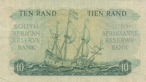 South Africa, 10 Rand, P107a