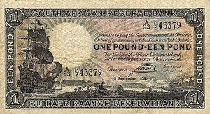 South Africa, 1 Pound, P84e