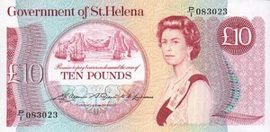 Saint Helena, 10 Pound, P8a