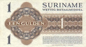 Suriname, 1 Gulden, P108b