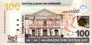 Suriname, 100 Dollar, P161s