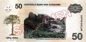 Suriname, 50 Dollar, P160s